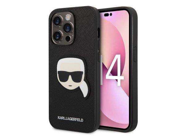 قاب چرمی آیفون 14 پرو طرح کارل CG Mobile iphone 14 Pro Karl Lagerfeld Leather Case